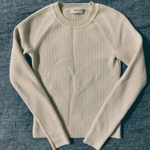 Babaton Merino Wool Sweater - Cream - Size S (fits like XS)